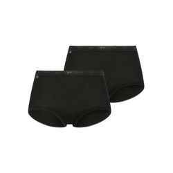 Sloggi Damen Schwarz Midislip "Basic+", Gr. 42, Single Jersey, Obermaterial: 95% Baumwolle, 5% Elasthan, Unifarben, Körpernah, Unterhosen, Perfek... - Bild 6