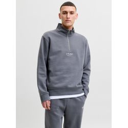 Jack & Jones Herren Hellgrau Sweatshirts, Grau, Gr. L - Bild 7