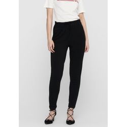 Only Damen Schwarz Stoffhose Poptrash 15115847 Regular Fit - Bild 7