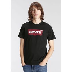 Levis Herren Schwarz Levi's T-Shirt - "Graphic Set-In Neck", Rundhals, Baumwolle, Größe L In - Bild 8