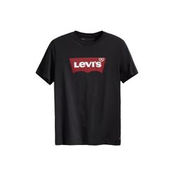 Levis Herren Schwarz Levi's T-Shirt - "Graphic Set-In Neck", Rundhals, Baumwolle, Größe L In - Bild 11