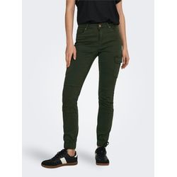 Only Damen Grün Cargohose "Onlmissouri Reg Ank Cargo Pnt Noos", Gr. 36 (S), Länge 32, (Rosin), Web, Obermaterial: 98% Baumwolle, 2% Elasthan, Unif... - Bild 5