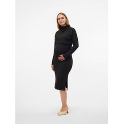 Mamalicious, Damen, Kleider, Umstands-Strickkleid Strickkleid, Schwarz, (S) - Bild 5