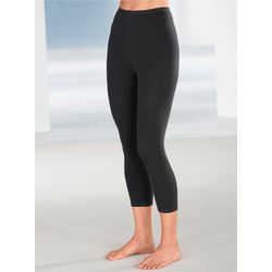 Wäschepur Damen Lange Unterhose Mit Gummizug Im Bund Schwarz + Anthrazit, Größe 48 - Bild 4