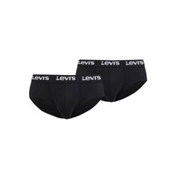 Levis Herren Schwarz 2P Base Brief Baumwolle Medium - Bild 6