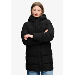 Superdry Damen Noir Lange Steppjacke Mit Kapuze - Bild 3