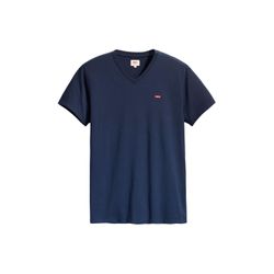 Levi's Herren Dunkelblau T-Shirt "T-Shirt Original Hm Vneck 1Er Pack", Gr. M, Blau (Dunkelblau), Obermaterial: 100% Baumwolle Co., Shirts T-Shirt - Bild 7