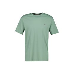 Gant Herren Grün – T-Shirt In Minz Mit Regulärer Passform Und Wappenschild-Logo - Bild 9
