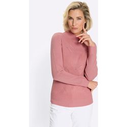 Classic Basics Damen Rosenquarz Stehkragenpullover "Langarm-Pullover" von Baur - Bild 4