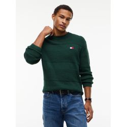 VAN GRAAF Tommy Jeans Herren Tanne Strickpullover Baumwolle Grün, Groß - Bild 6