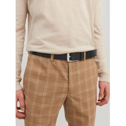 Jack & Jones, Herren, Gürtel, Leder Gürtel, Schwarz, (90) - Bild 4