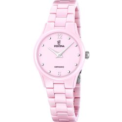 Festina Damen Rosa,Rosa Quarzkeramik (30,5 Mm), Rosa Zifferblatt / Rosa Uhr - Bild 7