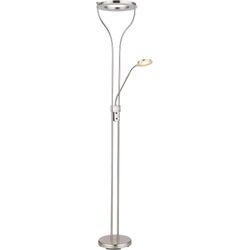 Globo Lighting Deckenfluter ¦ silber ¦ Maße (cm): B: 30 H: 194 Lampen & Leuchten > Stehlampen - Sconto - Bild 3