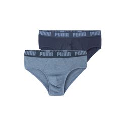 Puma Herren 2P Men Everyday Brief Jeansblau Baumwolle X-Large - Bild 5