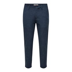 Only & Sons Herren Dunkelblau Melange Sch Hosen, Blau, Gr. 31/32 - Bild 7