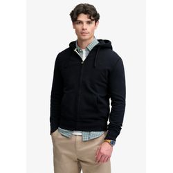 Superdry, Herren, Pullover, Kapuzenjacke ESSENTIAL SDCO LOGO ZIPHOOD, Blau, (XXL) - Bild 6