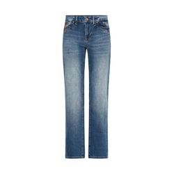 Pulz Jeans Damen Medium Blau Denim Regular-Fit-Jeans "Damen Jeans Pzkarolina" erhältlich in Größe von Baur - Bild 4