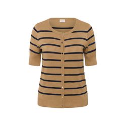 Kaffe Curve Damen Marron Kurzarm-Cardigan Lizzy - Bild 3