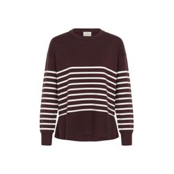VAN GRAAF Kaffe Damen Bordeaux Strickpullover Kalimone Viskose Rot, Groß - Bild 7