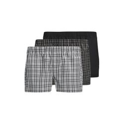 Jack & Jones, Herren, Unterhosen, Jacmilano Woven Boxers 3 Pack Noos, Grau, (3er Pack, S) - Bild 8