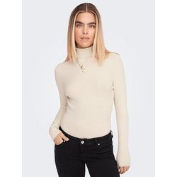 Only Damen Rollkragenpullover Beige Gr. Groß - Bild 5