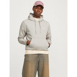 Jack & Jones Herren Grau Kapuzensweatshirt "Jjecorp Logo Sweat Hood Noos", Gr. Xl, (Moonbeam Detail:small Print, Moonbeam), Angeraute Sweatware, O... - Bild 5