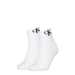 VAN GRAAF Calvin Klein Damen Weiß Sneakersocken Im 2Er-Pack Baumwolle Größe 35-38 - Bild 5