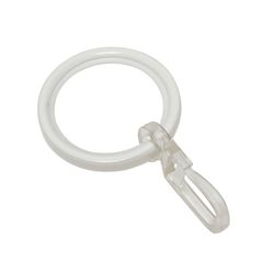 Gardinia Weiss Vorhang Zubehör, Vorhangring Mit Gleiteinlage 10 Stück - Image 3