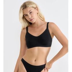Sloggi Damen Schwarz Bralette Zero Feel Air 10226799, L - Bild 6