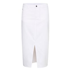Kaffe - Denimrock Mit Hoher Taille Und Frontschlitz - Skirts - Damen - Weiß - 3XL - Bild 5