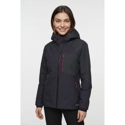 CMP Campagnolo, Damen, Regenjacken, Regenjacke Damen CMP Loxera - nero/antracite, Schwarz, Grau, (S) - Bild 5