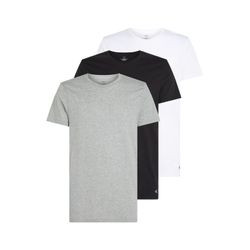 Calvin Klein Herren 3P Crew Neck T-Shirt Mixed Baumwolle Medium - Bild 3
