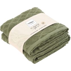 Vossen Küchenhandtücher Urban Grid 2er Set matcha green - 5275 - 50x50 cm - Image 3