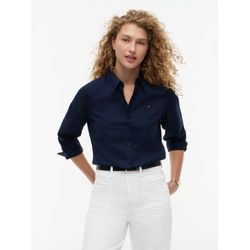 Tommy Hilfiger Damen Dunkelblau Hemd Ww0ww43577 Regular Fit - Bild 4