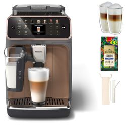 Philips Grau Kupfer Kaffeevollautomat "Ep5544/80 5500 Series 20 Kaffeespezialitäten (Heiß Oder Eisgekühlt)" Lattego-Milchsystem Silentbrew Technologie von Baur - Image 4