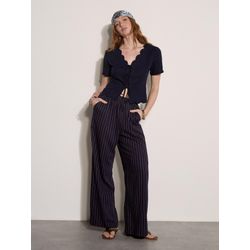 VAN GRAAF Apricot Damen Marine Bluse Viskose Blau, Größe 38 - Bild 2
