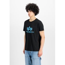 Alpha Industries Herren Rundhals T-Shirt BASIC BL - Regular Fit - Bild 5