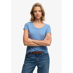 Superdry Damen Blau T-Shirt Mit Ausschnitt Studios - Bild 2