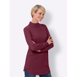 Sheego Damen Bordeaux Pullover - Bild 3