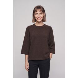 Only Damen Dunkelbraun Strickpullover "Onlsimoni 3/4 Pullover Knt Noos", Gr. L, Braun (Coffee Bean Detail:melange), Strick, Obermaterial: 74% Polyacryl, 24% P... - Bild 3