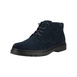 Geox Herren Dunkelblau Schnürstiefelette "Geox Stiefelette Veloursleder", Gr. 46, Blau (Navy), Veloursleder, Schuhe Schnürstiefelette - Bild 4