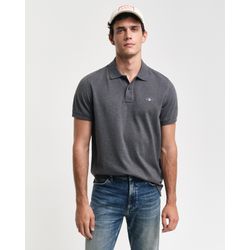 Gant Herren Dunkelgrau Poloshirt "Poloshirt Regular Shield Pique Polo 1Er Pack", Gr. M, Grau (Anthrazit), Obermaterial: 100% Baumwolle Co., Shirts - Bild 9