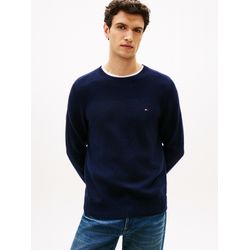 Tommy Hilfiger - Round-Neck Strickwaren - Knitwear - Herren - Blau - M - Bild 6
