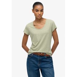 Superdry Damen Grün T-Shirt Mit Ausschnitt Studios - Bild 2