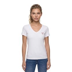 Guess Damen Weiß T-Shirt - Bild 5