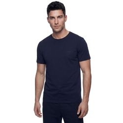 Guess, Herren, Shirts, Jeans Blue Cotton Men's T-Shirt, Blau, (XL) - Bild 4