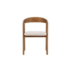 Venture Home Dunkelbraun Braun Beige Esszimmerstuhl "Långön 2Er-Set Esszimmerstühle Aus Eschenholz Belastbar Bis 150 Kg" () Polsterstuhl Stoffbezug Eschenholzbeine Gepolsterter Sitz Modern von Baur - Image 3