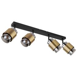Globo Lighting Deckenleuchte ¦ schwarz ¦ Maße (cm): B: 65 H: 12,5 T: 10.0 Lampen & Leuchten > Deckenlampen - Sconto - Bild 4