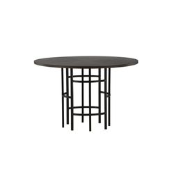 Venture Design Braun Copenhagen Runder Esstisch, Mokkafurnier, Ø115, - Image 4