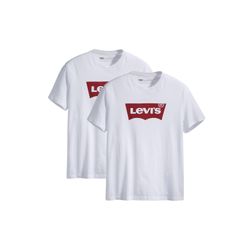 VAN GRAAF Levi's Herren Weiß T-Shirt 2Er Pack Baumwolle Groß - Bild 5